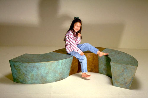 Bronze Coffee Table open